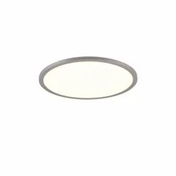 Plafonnier Trio YUMA LED Titane, 2 lumières, Télécommandes, Changeur de couleurs