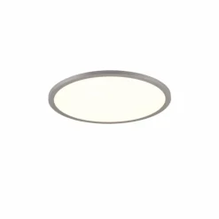 Plafonnier Trio YUMA LED Titane, 2 lumières, Télécommandes, Changeur de couleurs