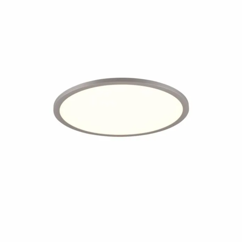 Plafonnier Trio YUMA LED Titane, 2 lumières, Télécommandes, Changeur de couleurs