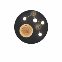 Plafonnier Trio Zodiac LED Or, Noir, 1 lumière