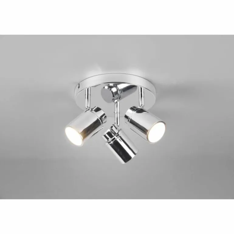 Plafonnier Trio-Leuchten Angelo Chrome, 3 lumières