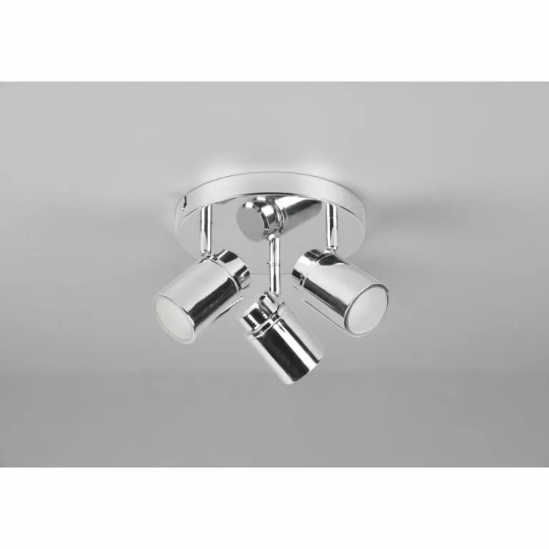 Plafonnier Trio-Leuchten Angelo Chrome, 3 lumières