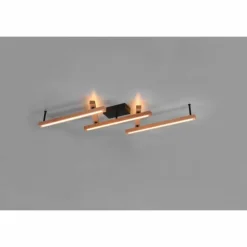 Plafonnier Trio-Leuchten Bellari LED Brun, 1 lumière, Télécommandes