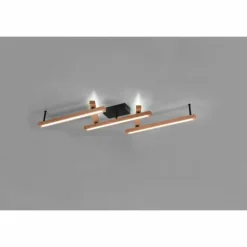 Plafonnier Trio-Leuchten Bellari LED Brun, 1 lumière, Télécommandes