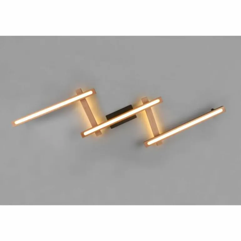 Plafonnier Trio-Leuchten Bellari LED Brun, 1 lumière, Télécommandes