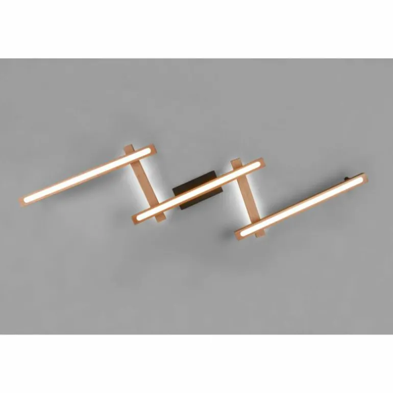 Plafonnier Trio-Leuchten Bellari LED Brun, 1 lumière, Télécommandes