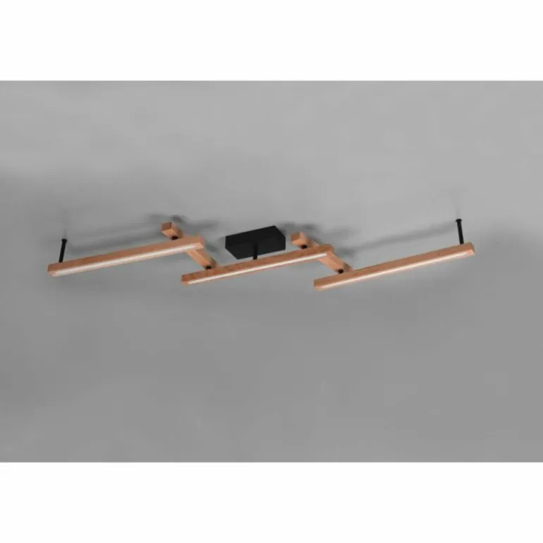 Plafonnier Trio-Leuchten Bellari LED Brun, 1 lumière, Télécommandes