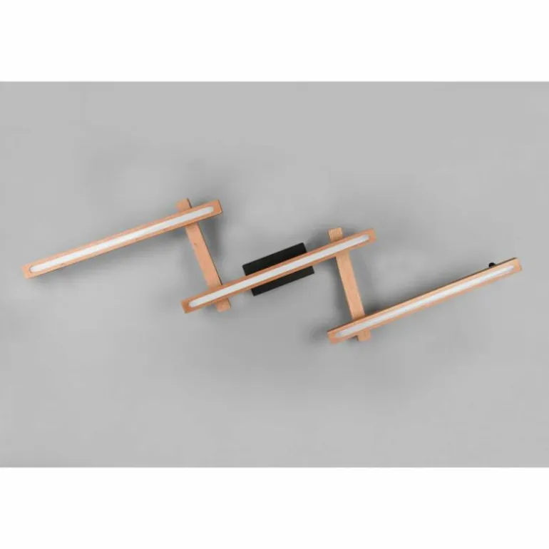 Plafonnier Trio-Leuchten Bellari LED Brun, 1 lumière, Télécommandes