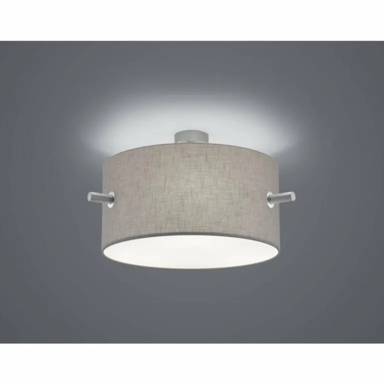 Plafonnier Trio-Leuchten Camden Nickel mat, 3 lumières