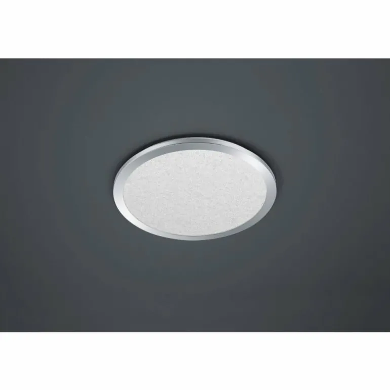 Plafonnier Trio-Leuchten Cinzia LED Chrome, 1 lumière