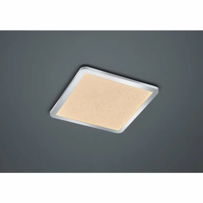 Plafonnier Trio-Leuchten Cinzia LED Chrome, 1 lumière