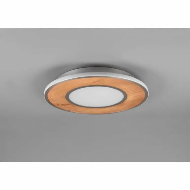 Plafonnier Trio-Leuchten Deacon LED Brun, 1 lumière