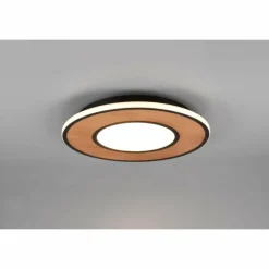 Plafonnier Trio-Leuchten Deacon LED Brun, 1 lumière