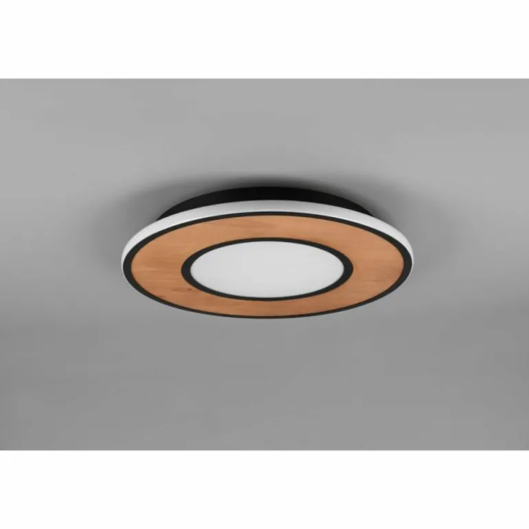 Plafonnier Trio-Leuchten Deacon LED Brun, 1 lumière