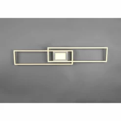 Plafonnier Trio-Leuchten Ganado LED Nickel mat, 2 lumières, Télécommandes, Changeur de couleurs