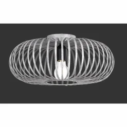 Plafonnier Trio-Leuchten Johann Gris, 1 lumière