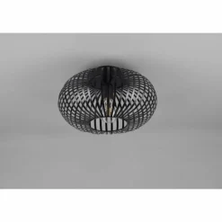 Plafonnier Trio-Leuchten Johann Noir, 1 lumière