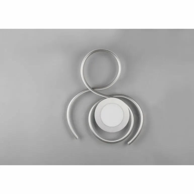 Plafonnier Trio-Leuchten Jive LED Nickel mat, 1 lumière, Télécommandes