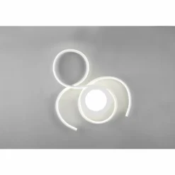 Plafonnier Trio-Leuchten Jive LED Blanc, 1 lumière, Télécommandes