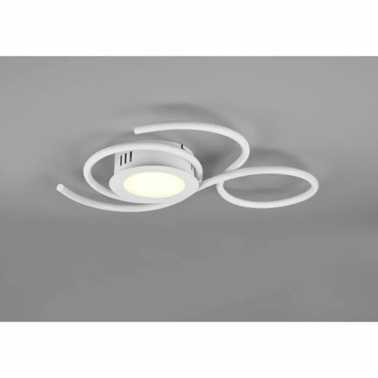 Plafonnier Trio-Leuchten Jive LED Blanc, 1 lumière, Télécommandes