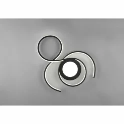 Plafonnier Trio-Leuchten Jive LED Noir, 1 lumière, Télécommandes