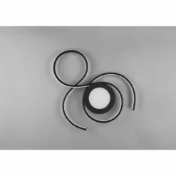 Plafonnier Trio-Leuchten Jive LED Noir, 1 lumière, Télécommandes