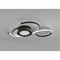 Plafonnier Trio-Leuchten Jive LED Noir, 1 lumière, Télécommandes