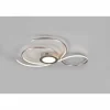 Plafonnier Trio-Leuchten Jive LED Nickel mat, 1 lumière