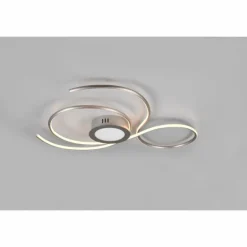 Plafonnier Trio-Leuchten Jive LED Nickel mat, 1 lumière