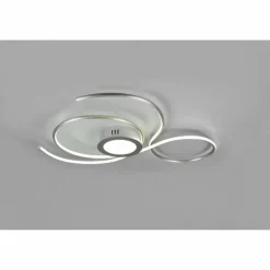 Plafonnier Trio-Leuchten Jive LED Nickel mat, 1 lumière