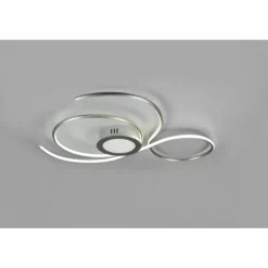 Plafonnier Trio-Leuchten Jive LED Nickel mat, 1 lumière