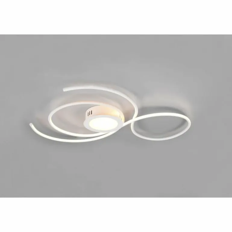 Plafonnier Trio-Leuchten Jive LED Blanc, 1 lumière, Télécommandes