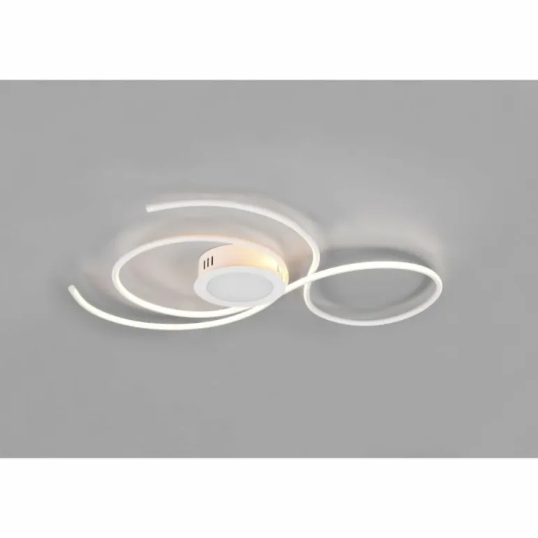 Plafonnier Trio-Leuchten Jive LED Blanc, 1 lumière, Télécommandes