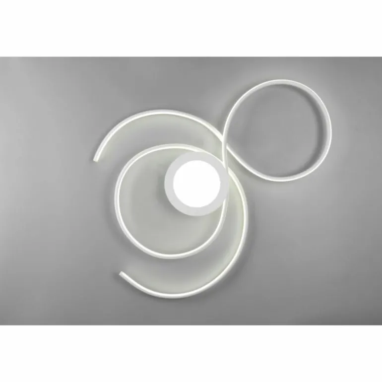 Plafonnier Trio-Leuchten Jive LED Blanc, 1 lumière, Télécommandes