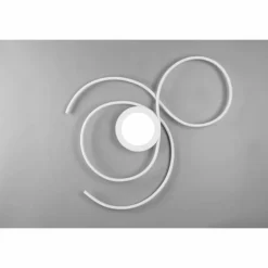 Plafonnier Trio-Leuchten Jive LED Blanc, 1 lumière, Télécommandes