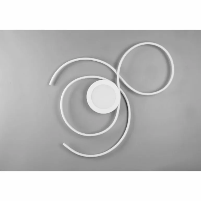 Plafonnier Trio-Leuchten Jive LED Blanc, 1 lumière, Télécommandes