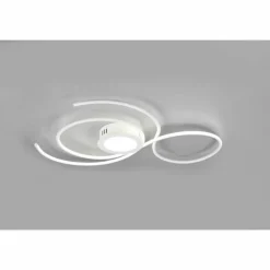 Plafonnier Trio-Leuchten Jive LED Blanc, 1 lumière, Télécommandes