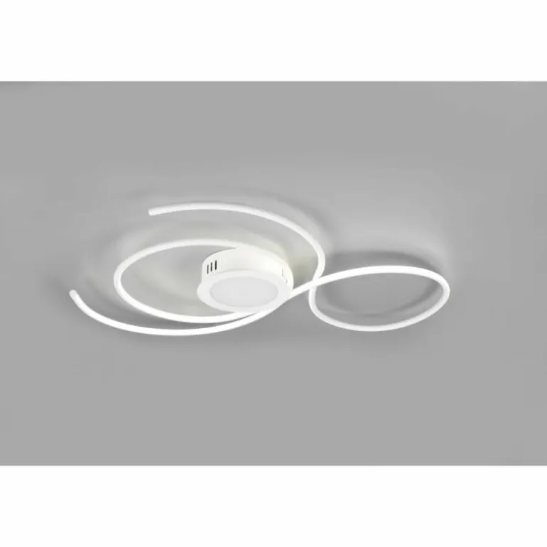 Plafonnier Trio-Leuchten Jive LED Blanc, 1 lumière, Télécommandes