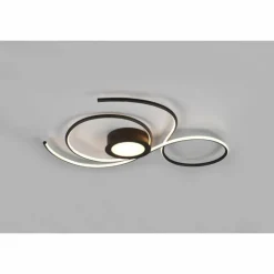 Plafonnier Trio-Leuchten Jive LED Noir, 1 lumière, Télécommandes