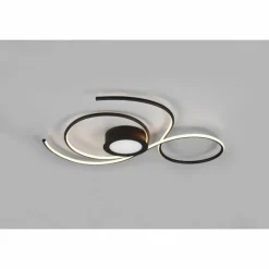 Plafonnier Trio-Leuchten Jive LED Noir, 1 lumière, Télécommandes