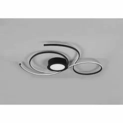 Plafonnier Trio-Leuchten Jive LED Noir, 1 lumière, Télécommandes