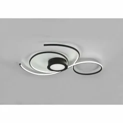 Plafonnier Trio-Leuchten Jive LED Noir, 1 lumière, Télécommandes