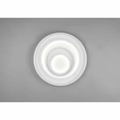 Plafonnier Trio-Leuchten Kagawa LED Blanc, 1 lumière, Télécommandes