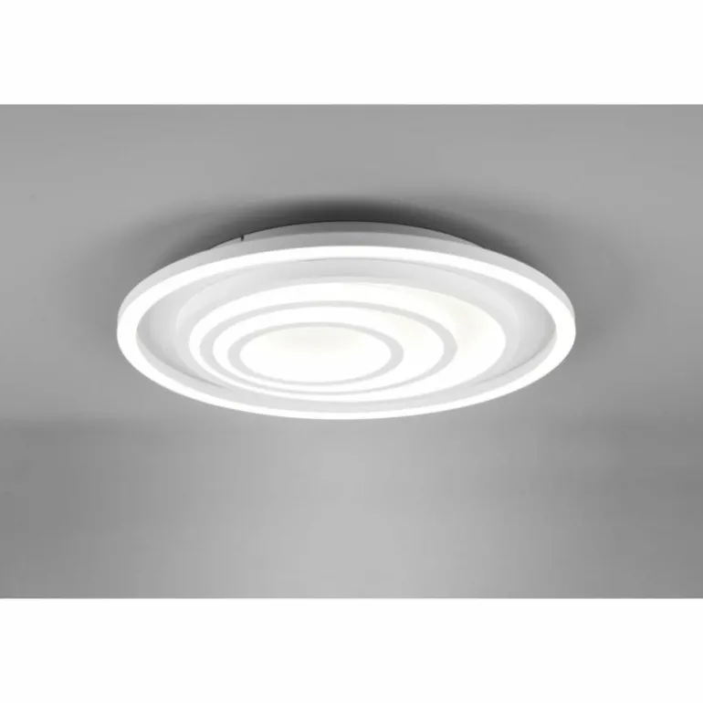 Plafonnier Trio-Leuchten Kagawa LED Blanc, 1 lumière, Télécommandes