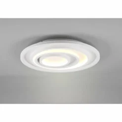 Plafonnier Trio-Leuchten Kagawa LED Blanc, 1 lumière, Télécommandes