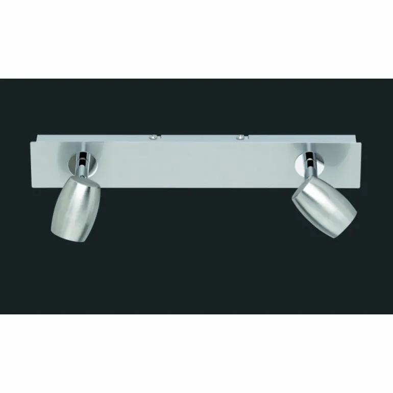 Plafonnier Trio-Leuchten Michael Nickel mat, 2 lumières