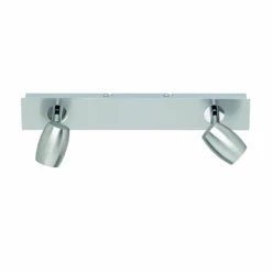 Plafonnier Trio-Leuchten Michael Nickel mat, 2 lumières