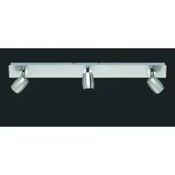 Plafonnier Trio-Leuchten Michael Nickel mat, 3 lumières