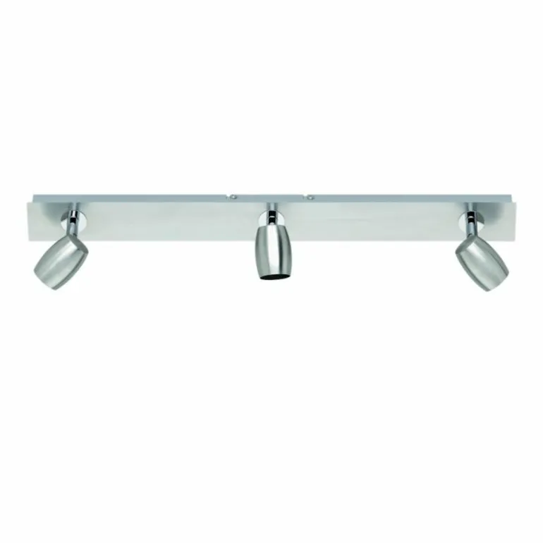 Plafonnier Trio-Leuchten Michael Nickel mat, 3 lumières