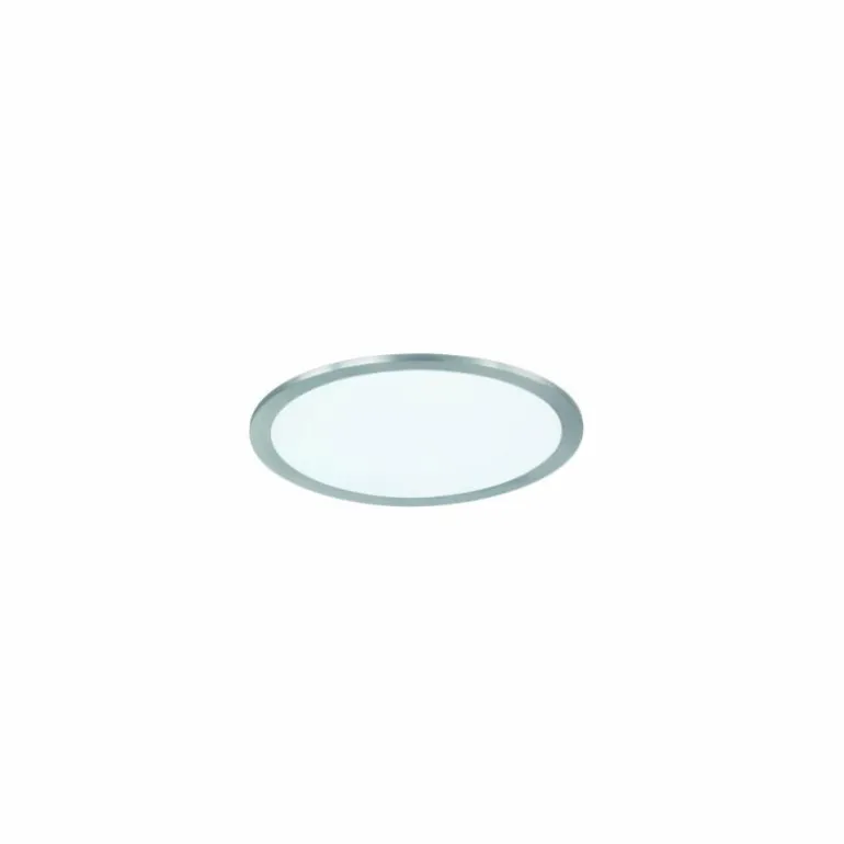 Plafonnier Trio-Leuchten Phoenix LED Nickel mat, 1 lumière